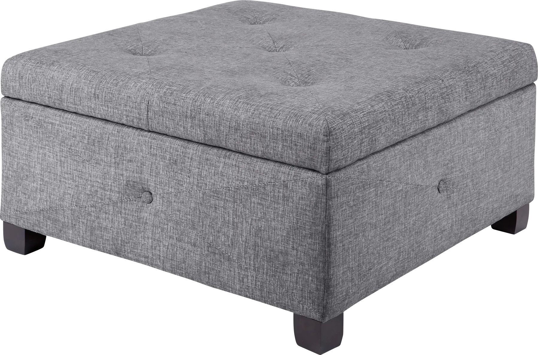 Balkin Charcoal Ottoman