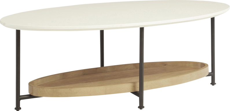 Backcove White Cocktail Table