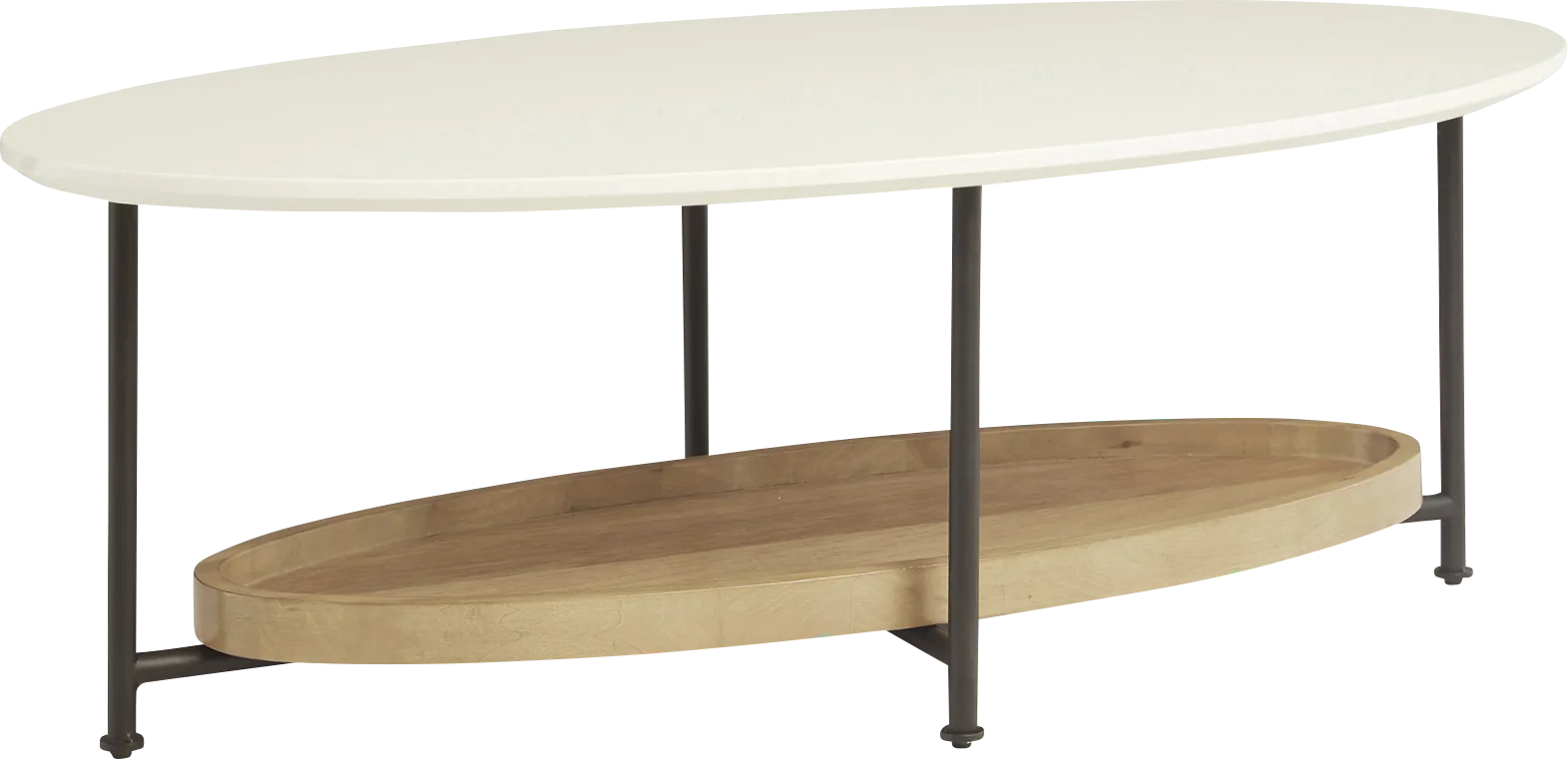 Backcove White Cocktail Table - Image 1