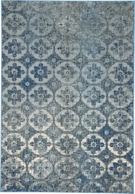 Ameln Valley Blue 3'11 x 5'5 Rug