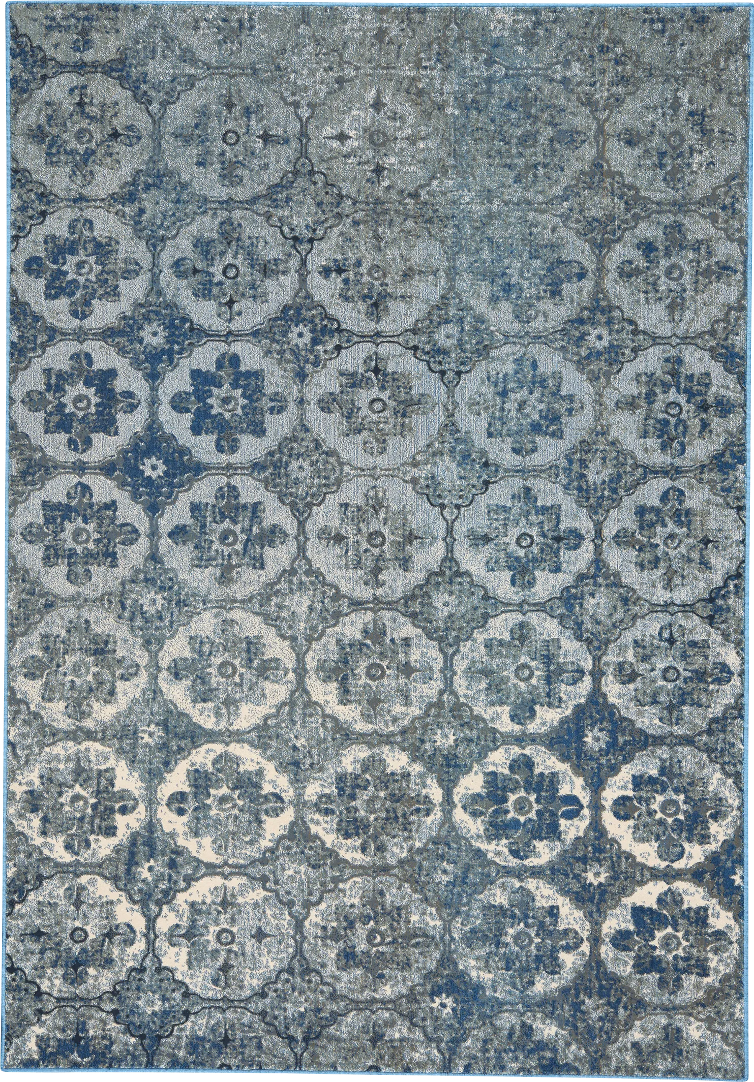 Ameln Valley Blue 7'10 x 10'10 Rug - Image 1
