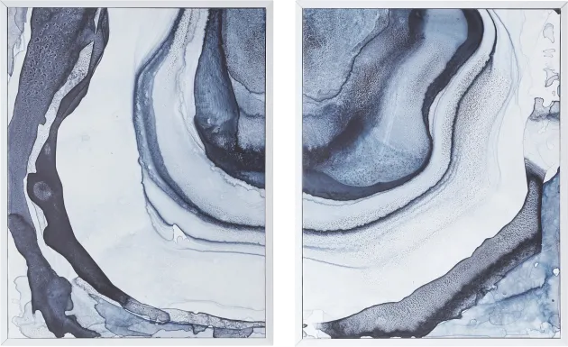 Chumasero Blue Artwork, Set of 2