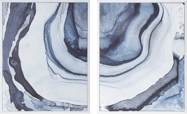 Chumasero Blue Artwork, Set of 2