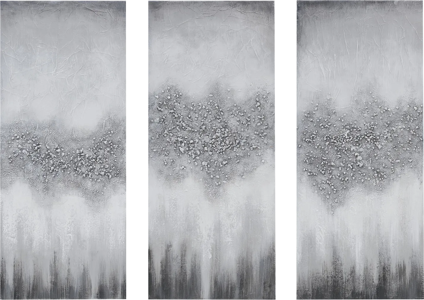 Herbst Gray Artwork, Set of 3 - Image 1