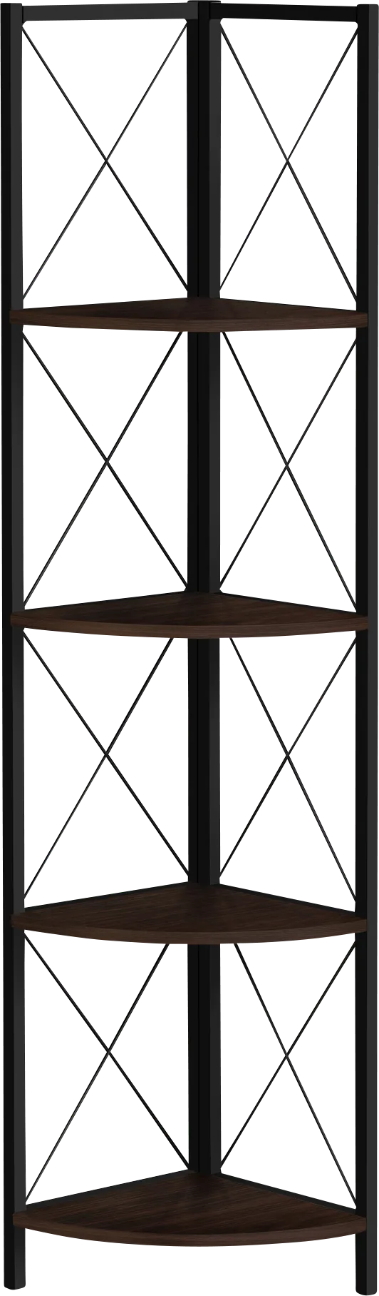 Wilford Espresso Bookcase - Image 1