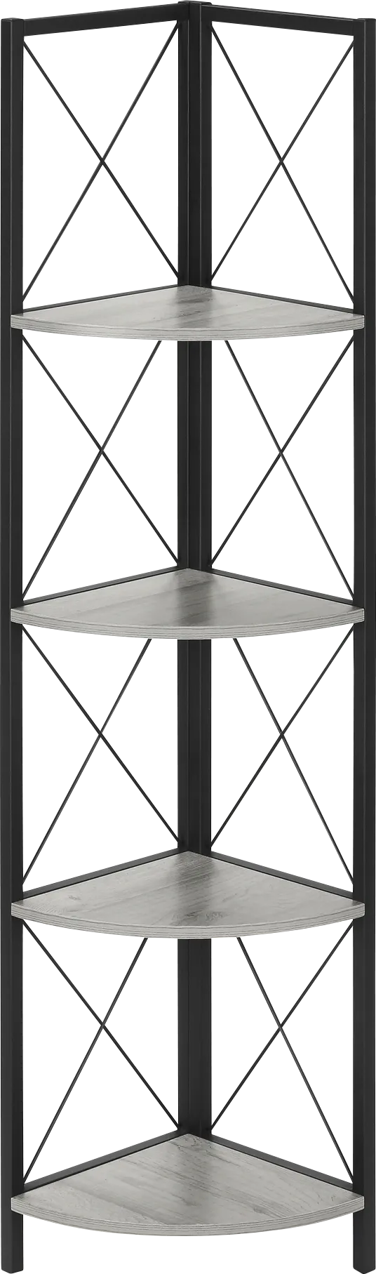 Wilford Gray Bookcase - Image 1