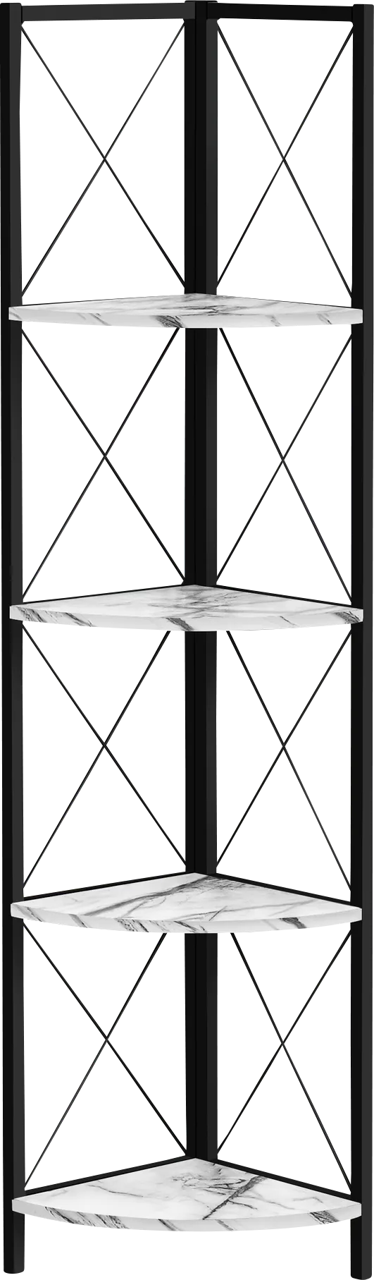 Wilford White Bookcase - Image 1