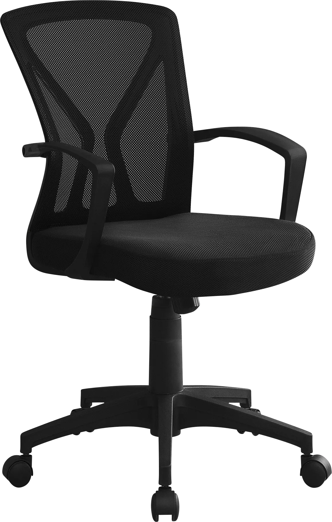 Woodwardia Black Office Chair - Thumbnail - Image 1