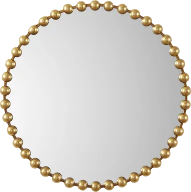 Halbrent Gold Accent Mirror