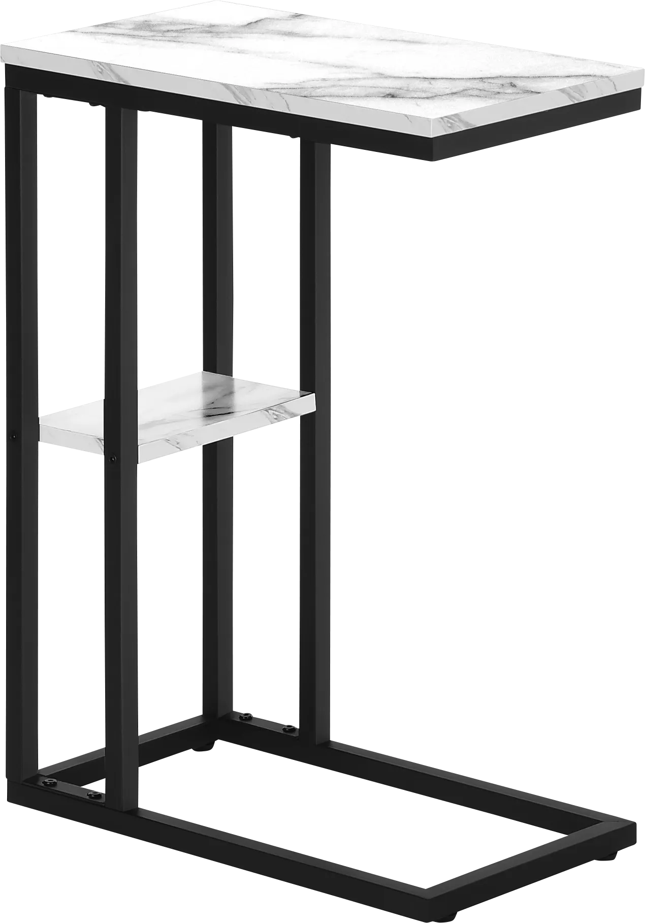 Wewatta White Marble Accent Table - Thumbnail - Image 1