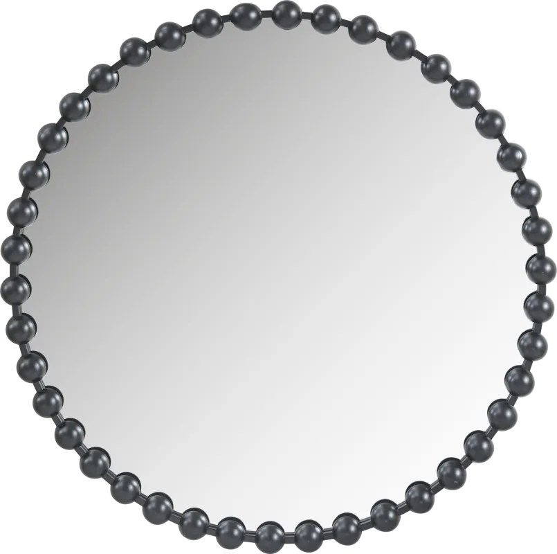 Halbrent Black Accent Mirror