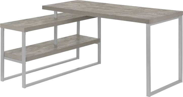 Woodrill Gray Desk