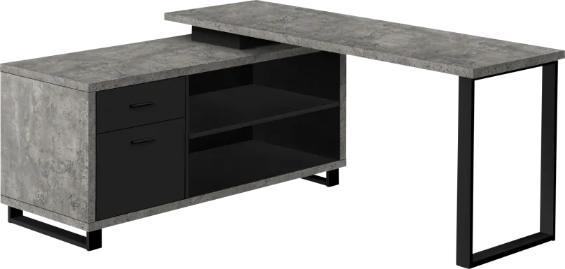 Winfair Gray Desk