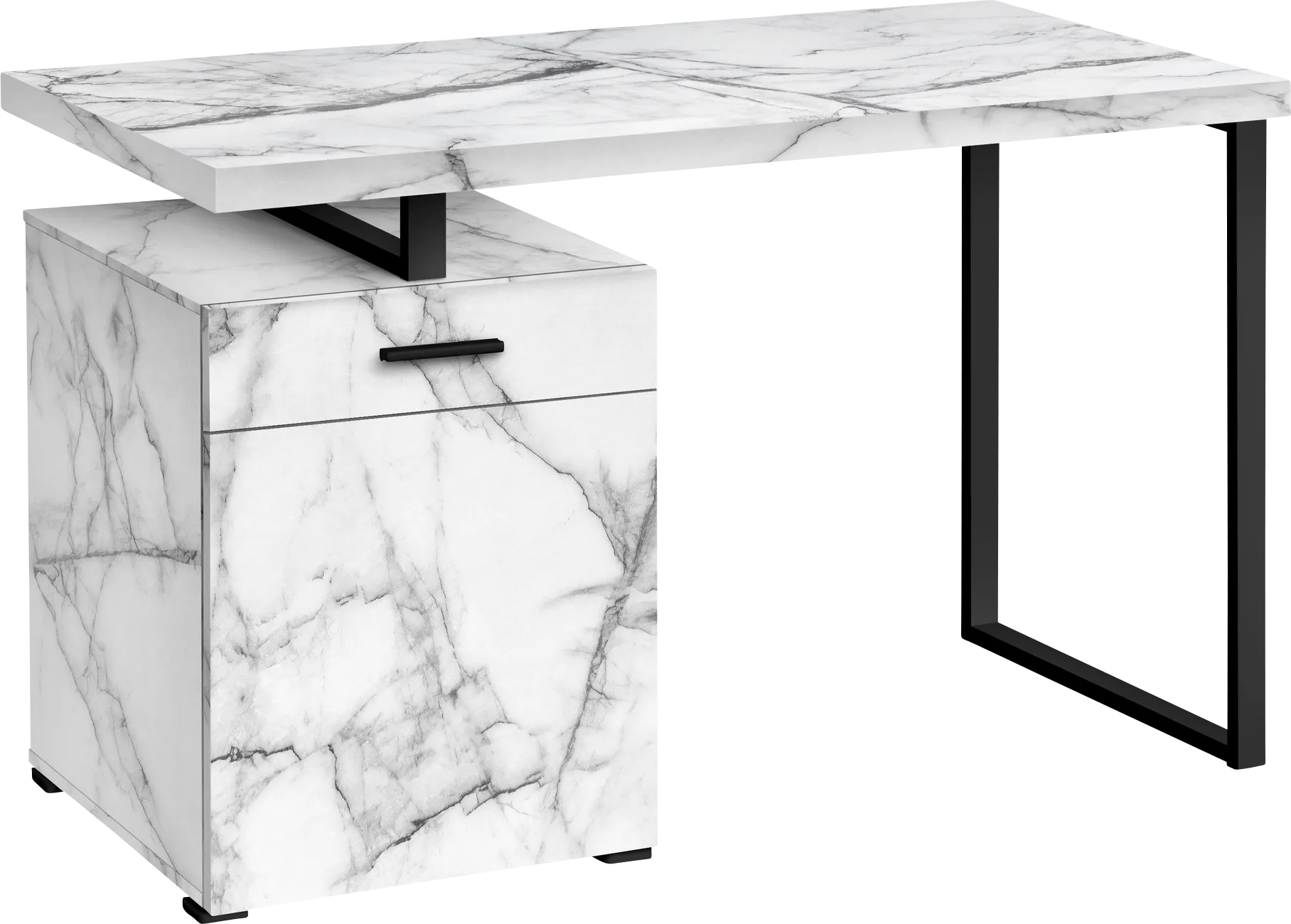 Washita White Marble Desk - Thumbnail - Image 1