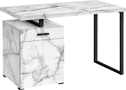 Washita White Marble Desk