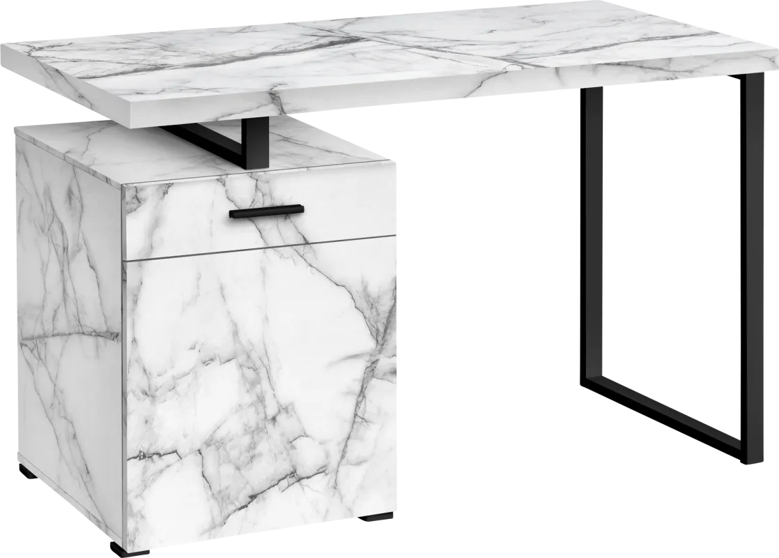 Washita White Marble Desk