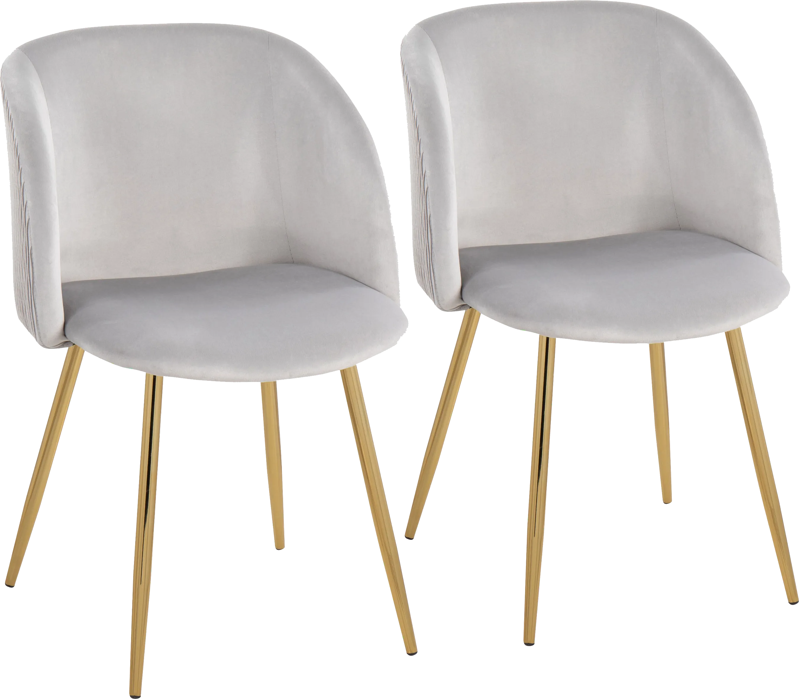 Sutlive II Silver Dining Chair Set of 2 - Thumbnail - Image 1