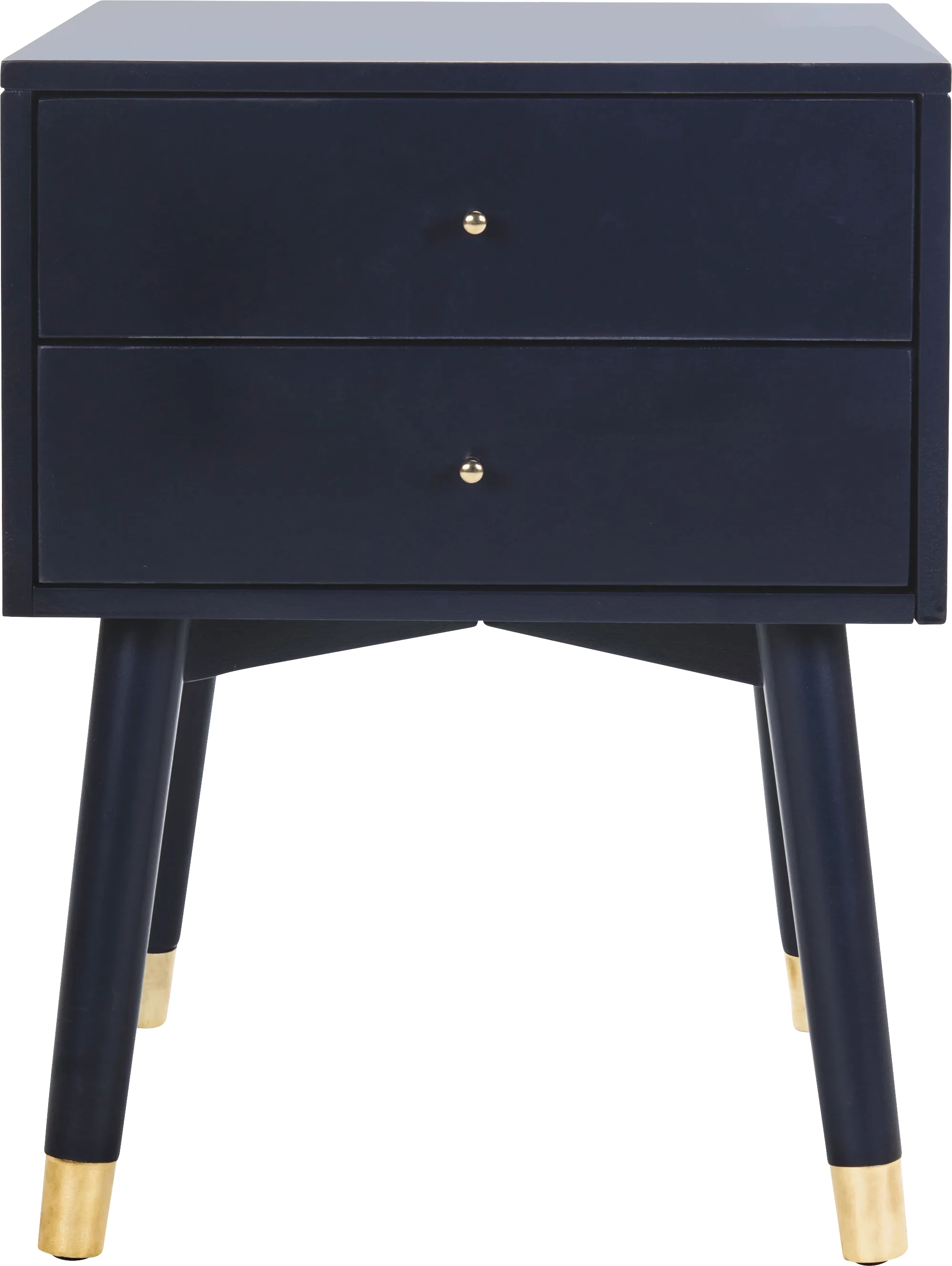Idamor Navy Nightstand - Thumbnail - Image 1