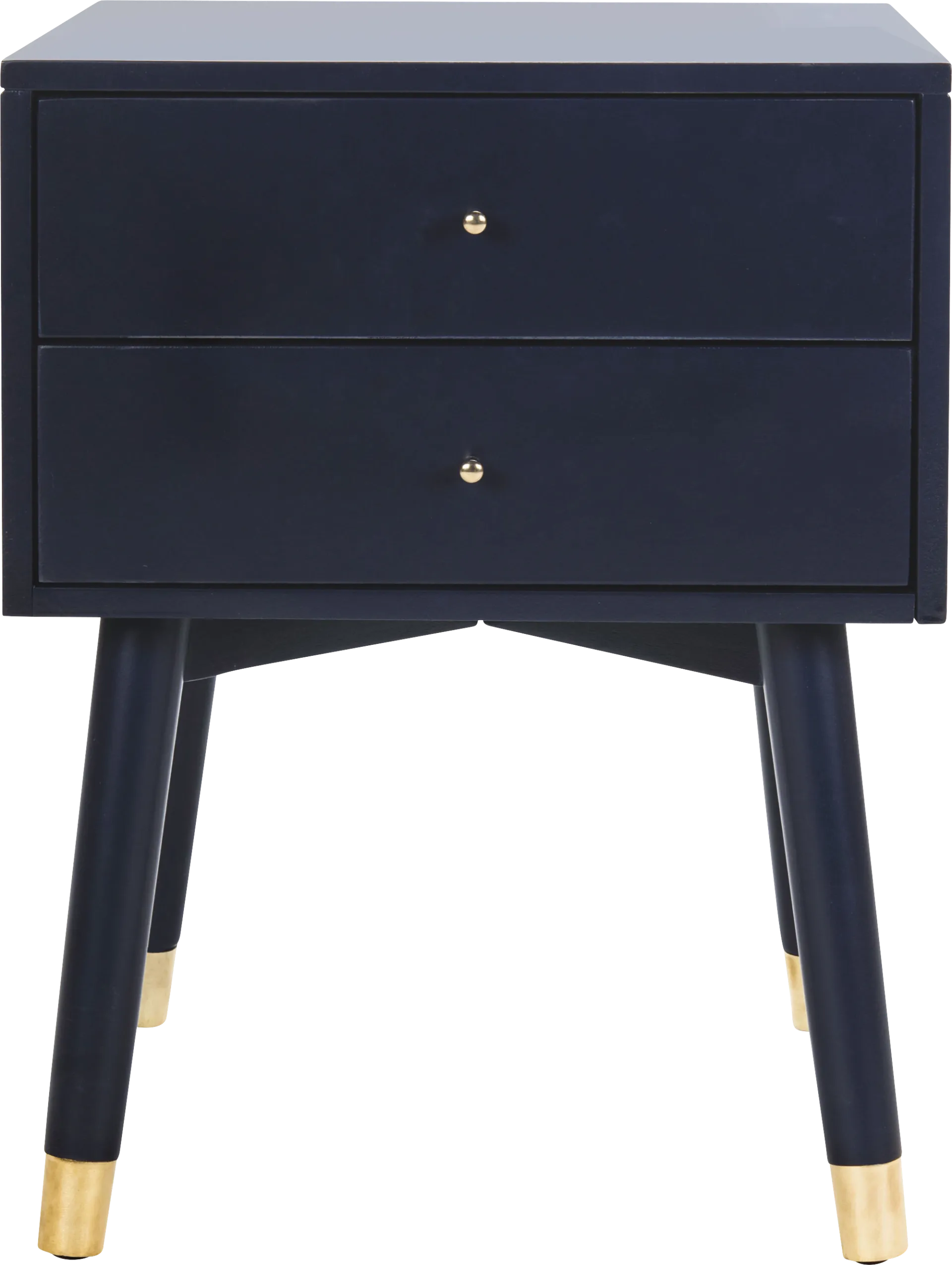 Idamor Navy Nightstand - Image 1
