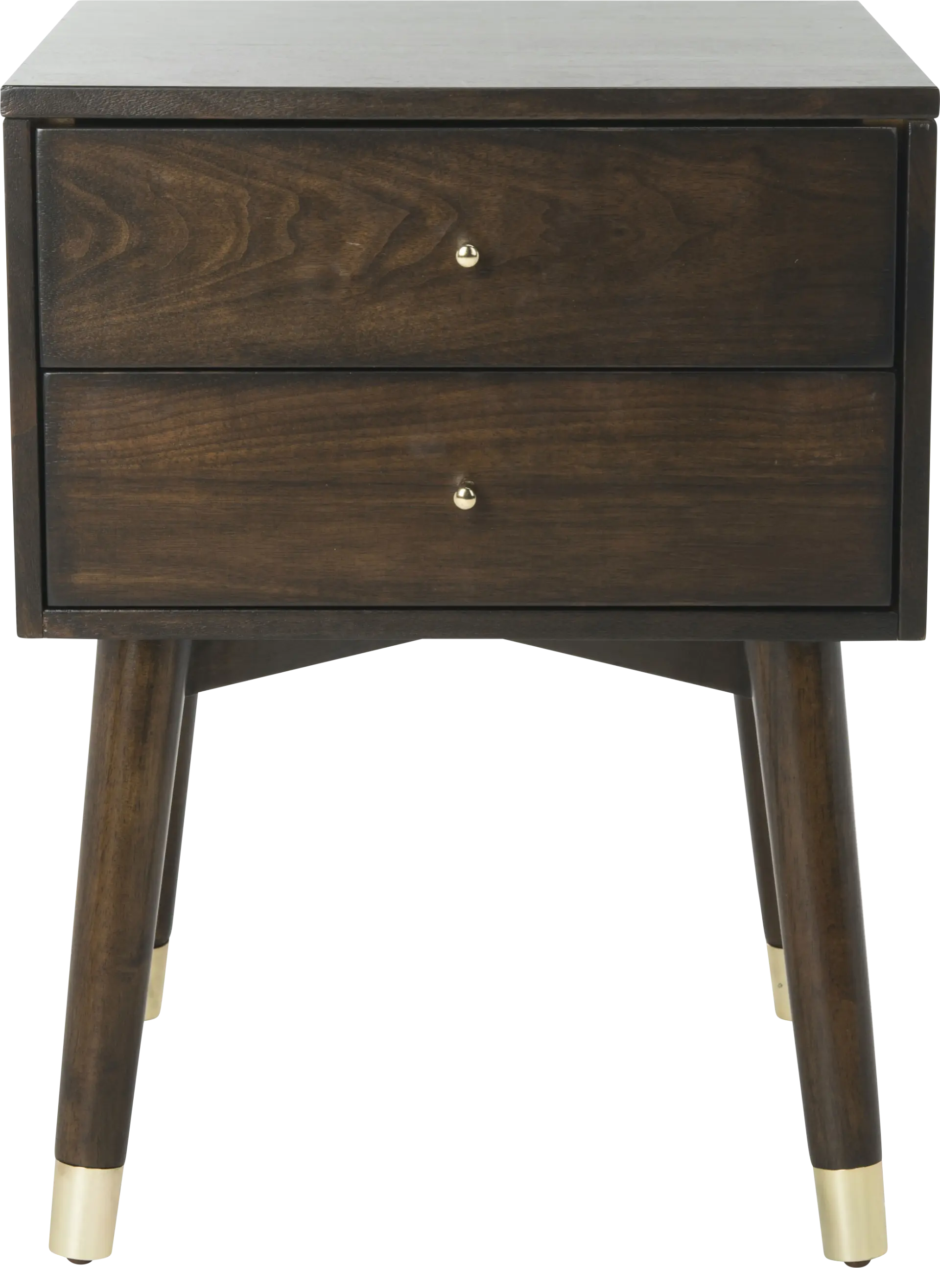 Idamor Walnut Nightstand