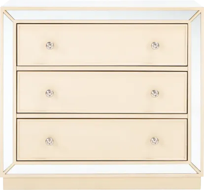 Maclaura Beige Accent Cabinet