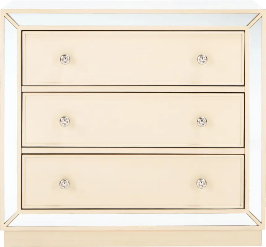 Maclaura Beige Accent Cabinet