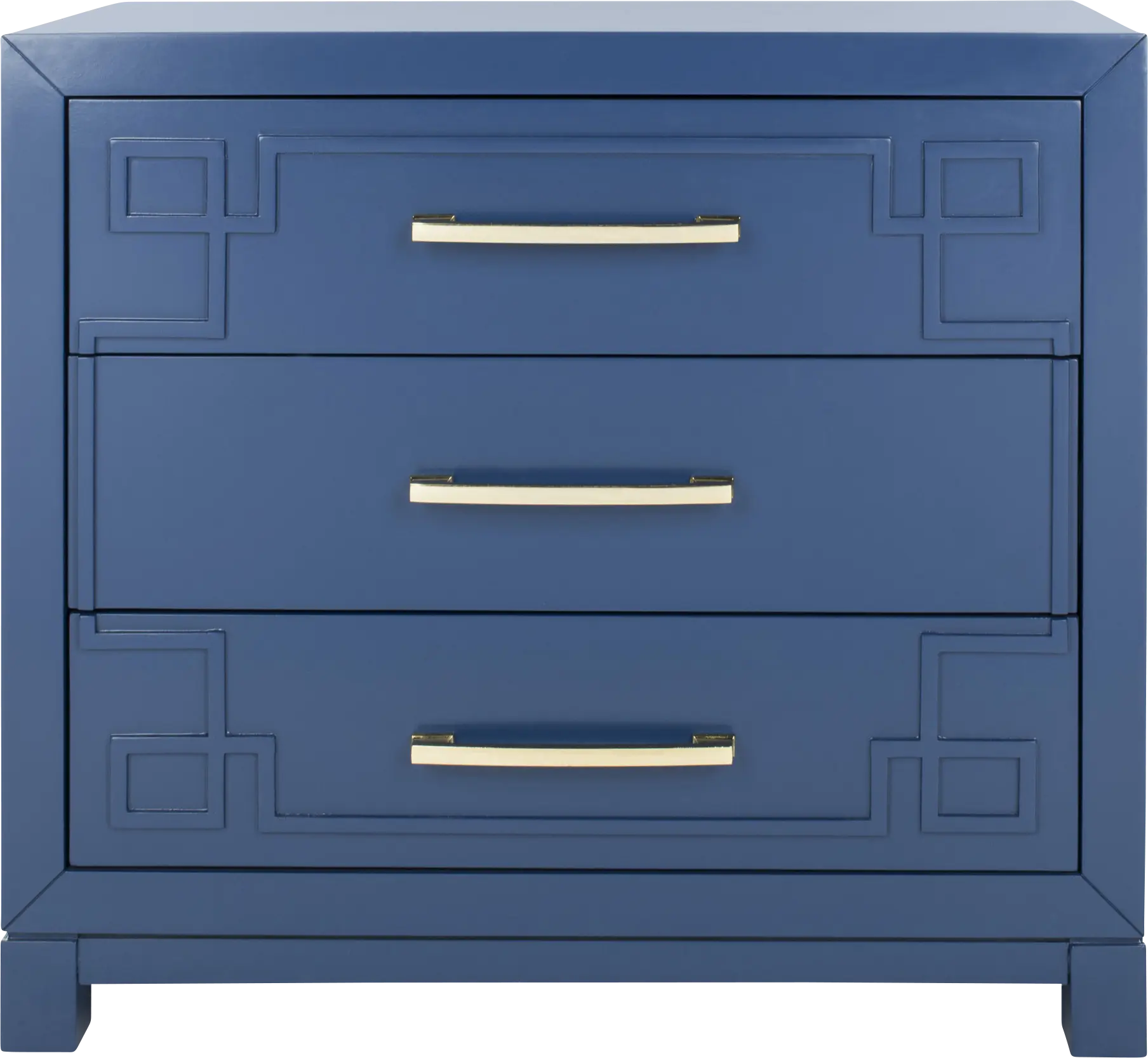 Mawood Blue Accent Cabinet