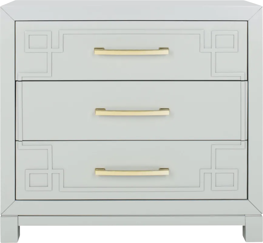 Mawood Gray Accent Cabinet