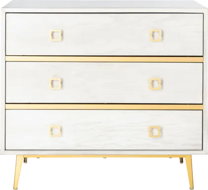 Mazyck White Accent Cabinet