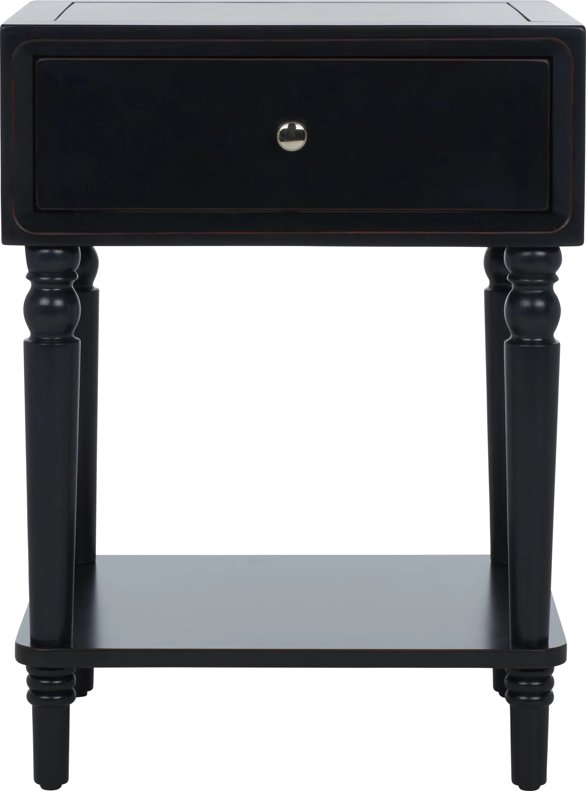 Wateree Black Nightstand - Image 1