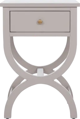 Wespanee Gray Nightstand