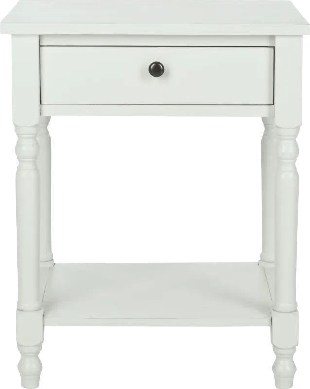 Whavfridge Off-White Nightstand