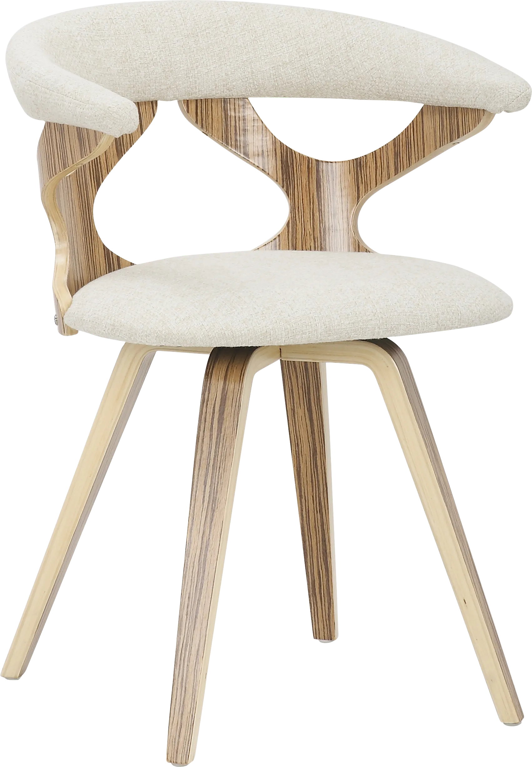 Cardeza Cream Side Chair - Thumbnail - Image 1