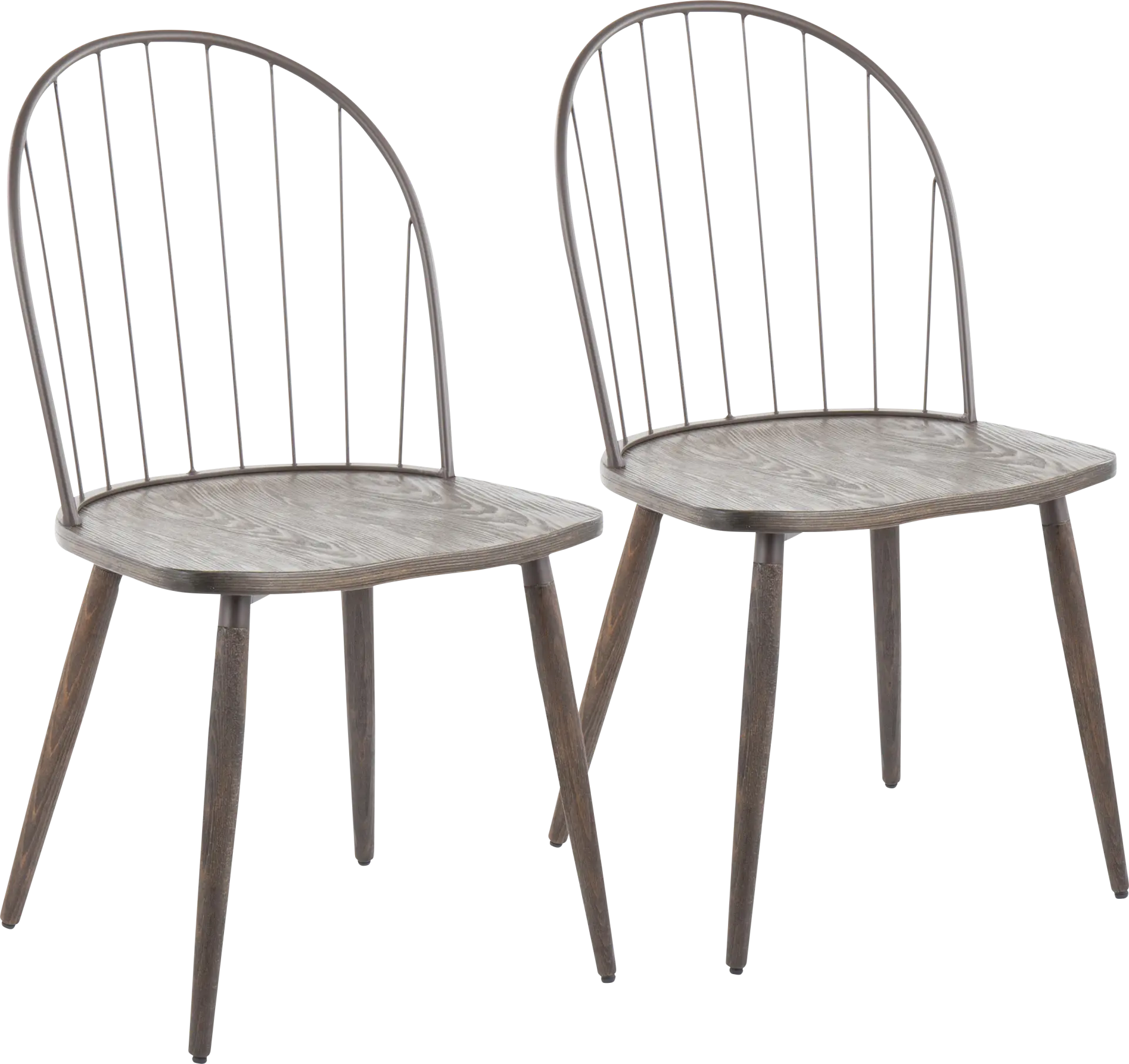 Hollyridge Walnut Side Chair, Set of 2