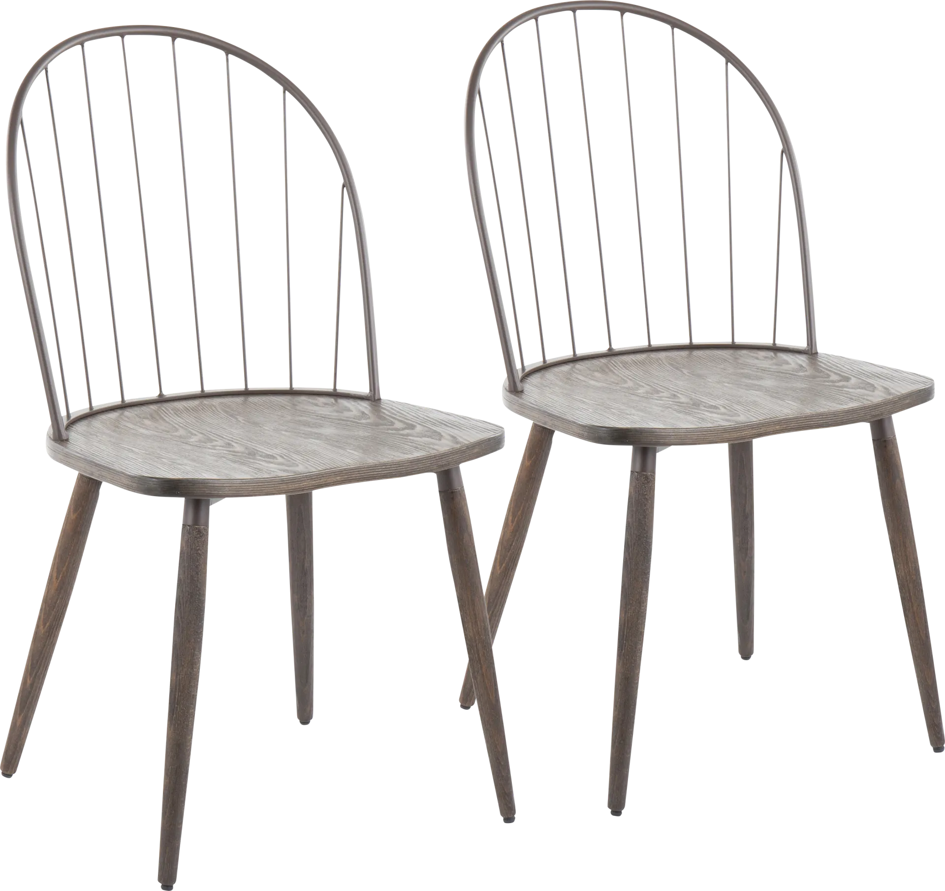 Hollyridge Walnut Side Chair, Set of 2 - Image 1