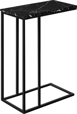 Thornewood Black Marble Side Table