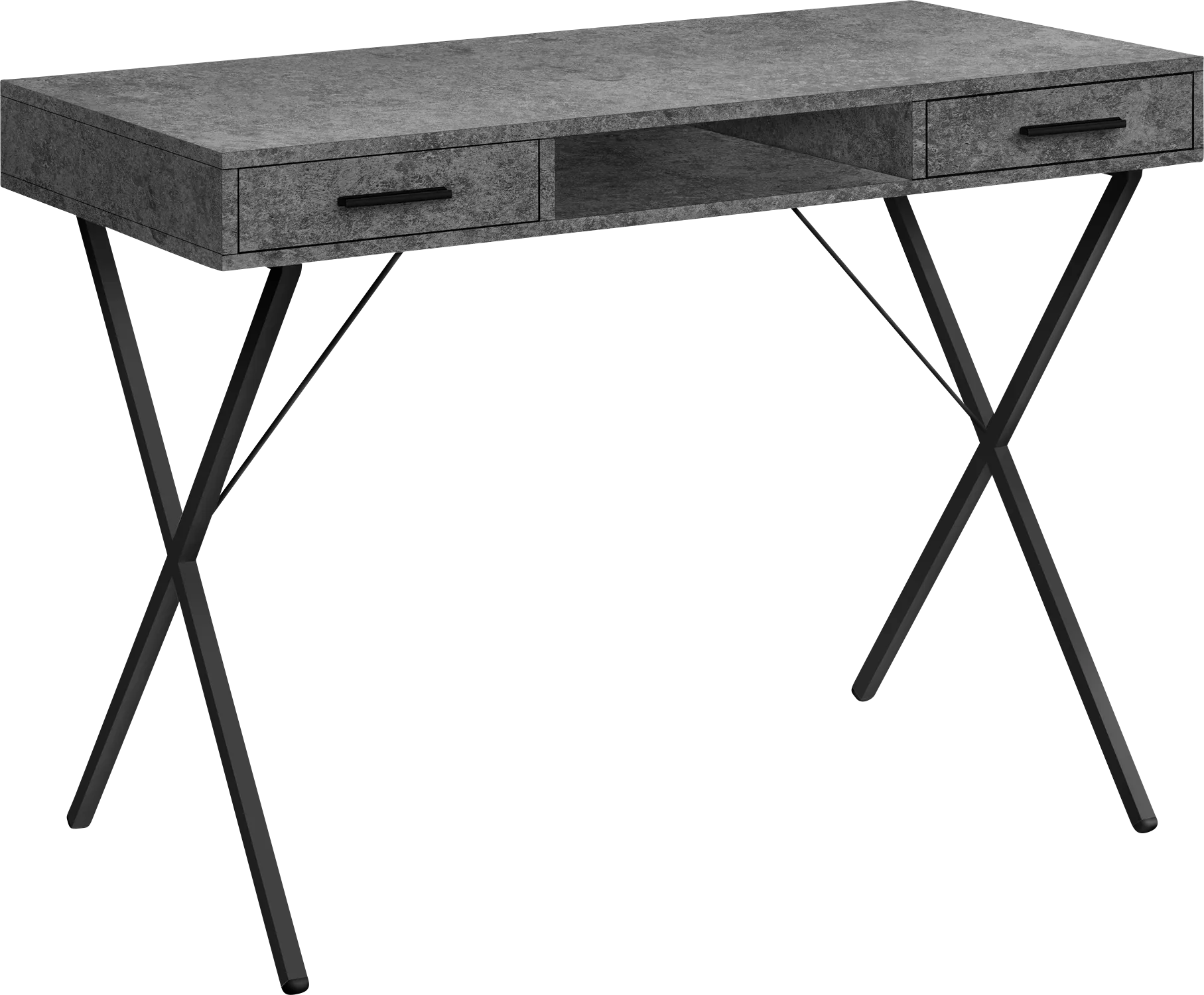 Stillirock Dark Gray Desk - Thumbnail - Image 1