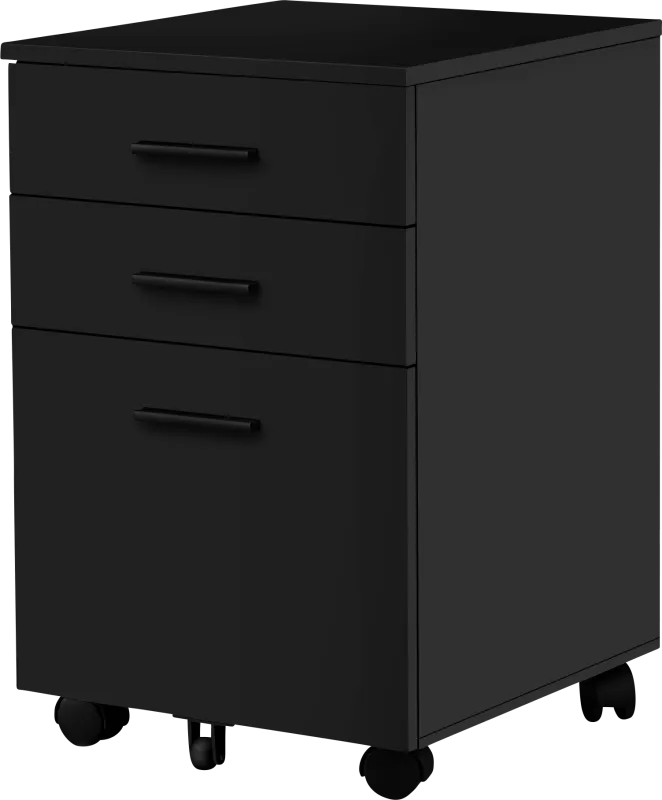 Syreeta Black Filing Cabinet