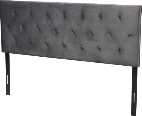 Arpino Gray Queen Upholstered Headboard