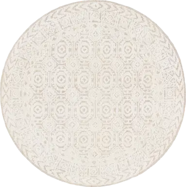 Windlea Tan 8' Round Rug