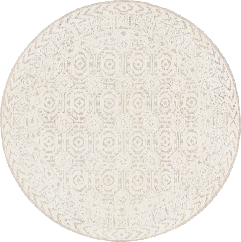 Windlea Tan 8' Round Rug