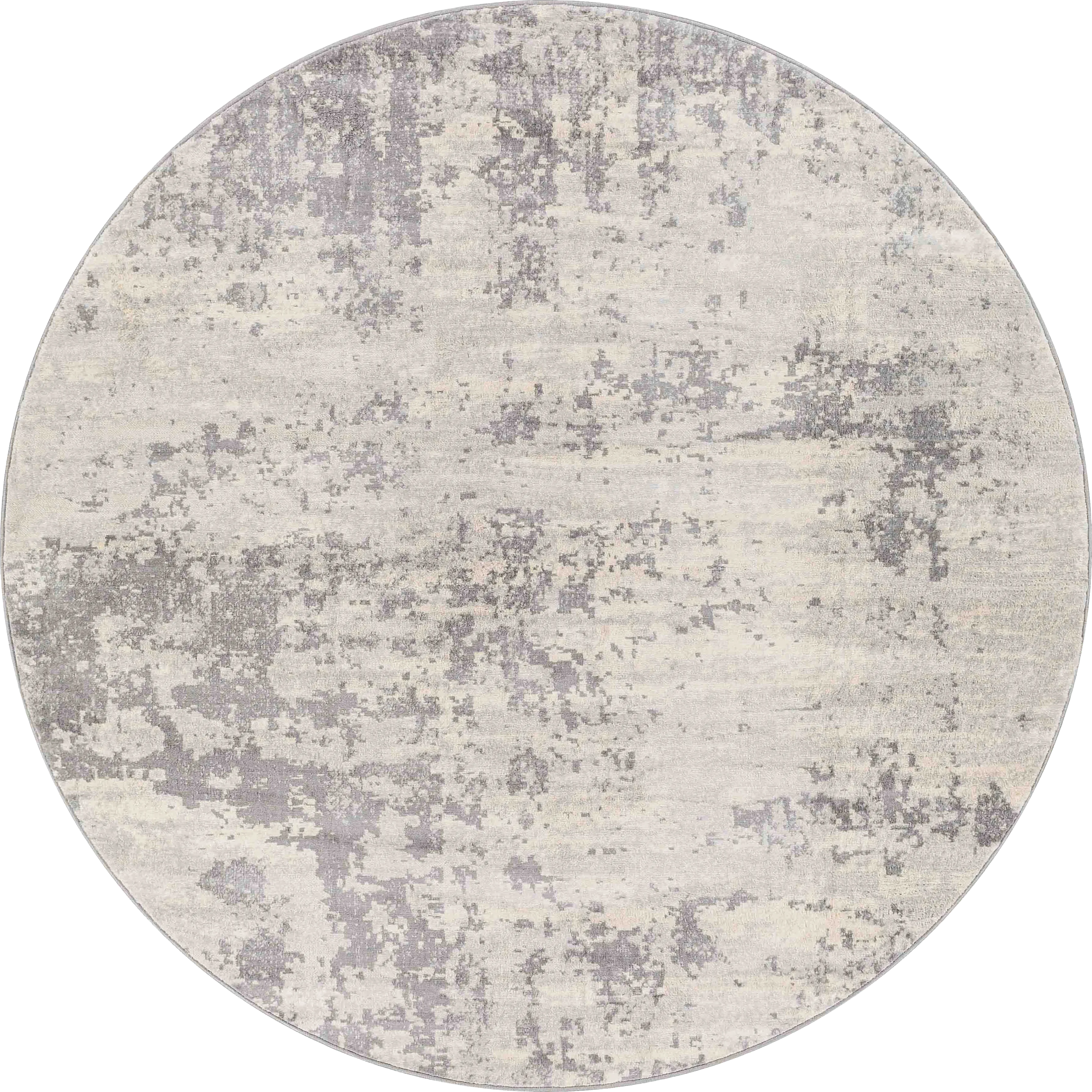 Tristram III Silver 6'7 Round Rug