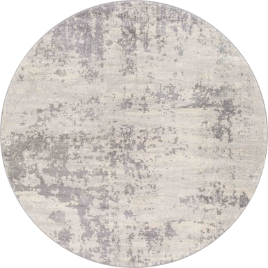 Tristram III Silver 6'7 Round Rug