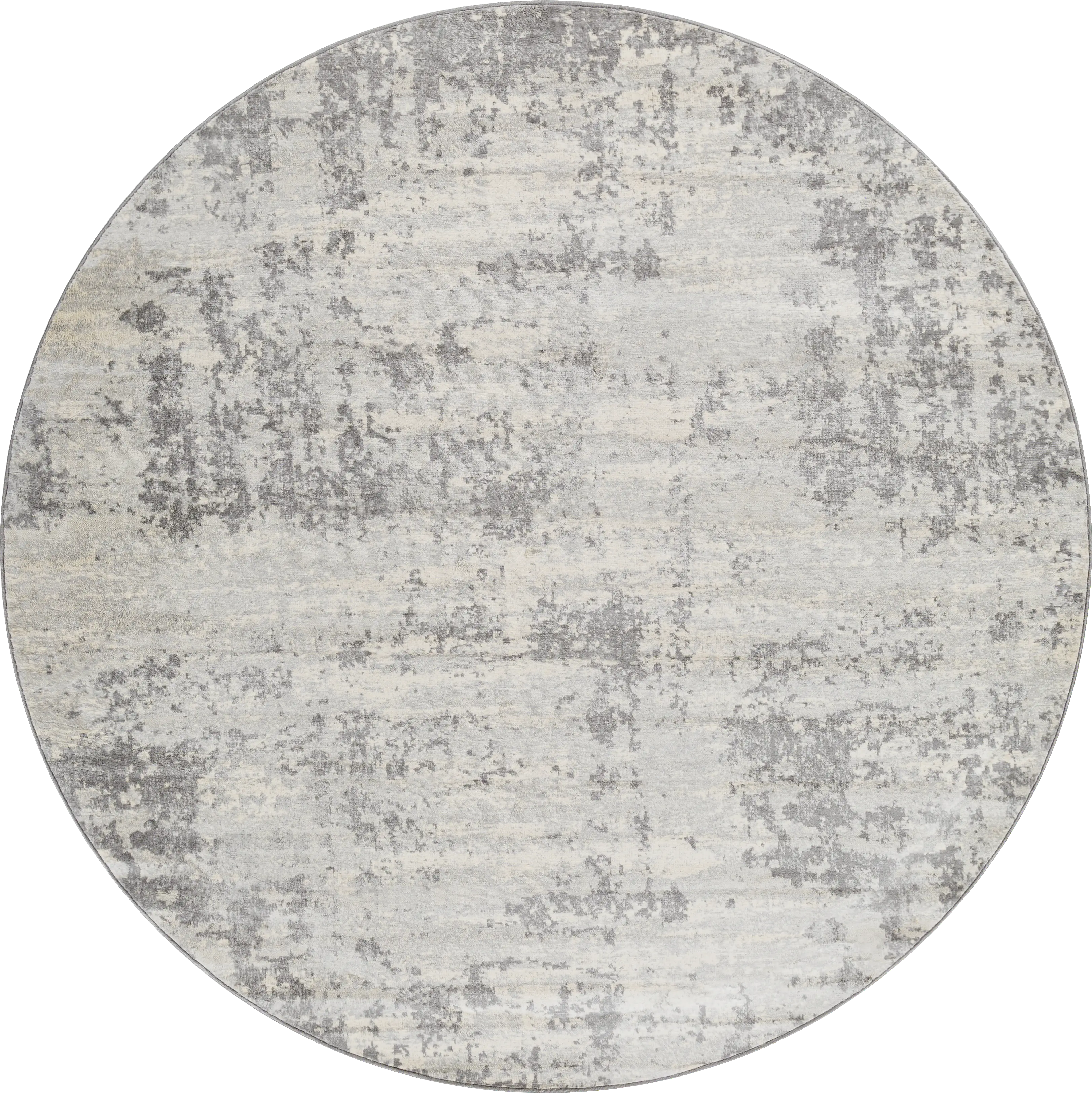 Tristram III Silver 7'10 Round Rug