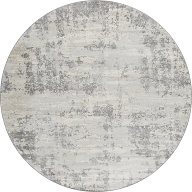 Tristram III Silver 7'10 Round Rug