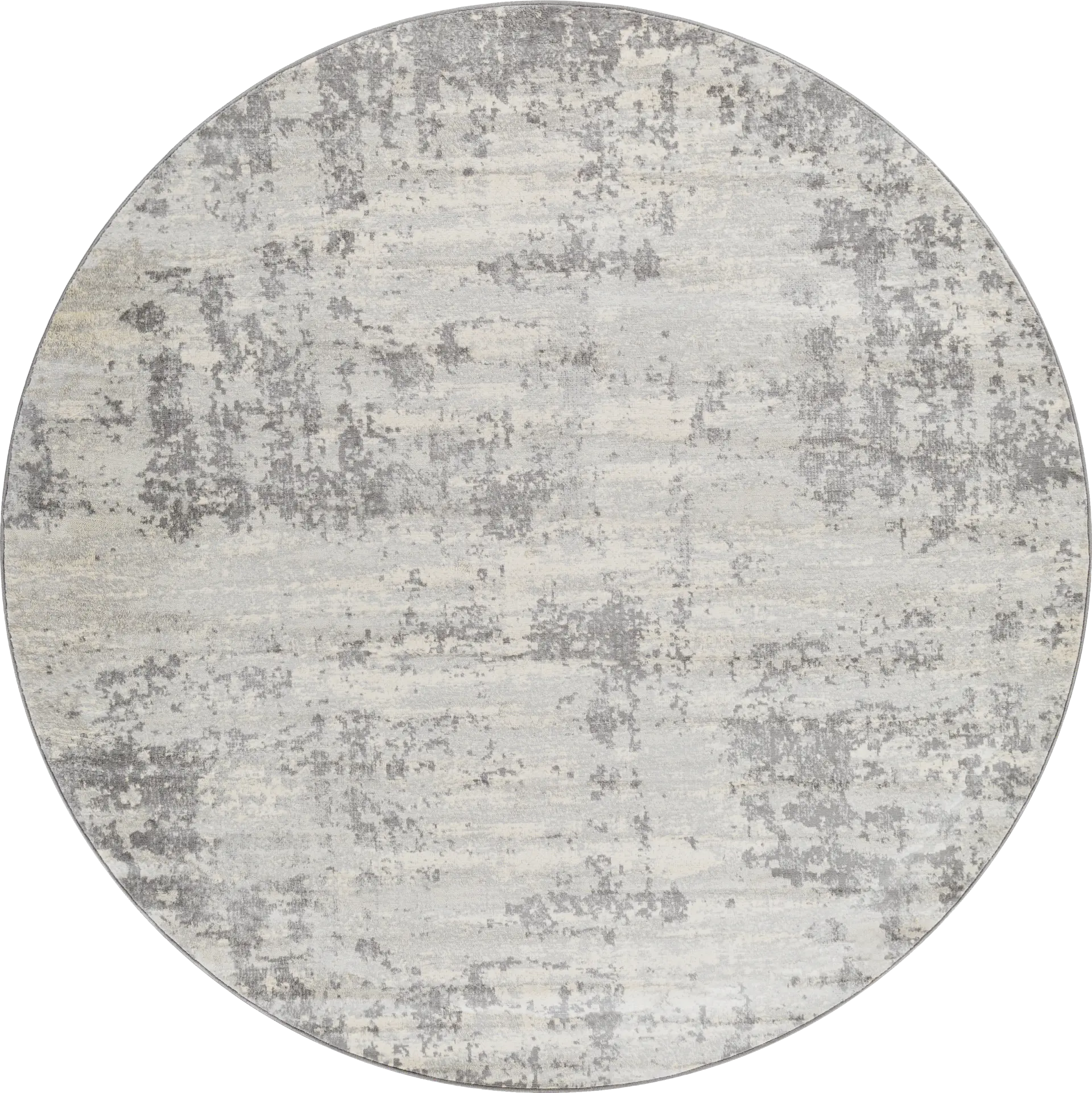 Tristram III Silver 7'10 Round Rug