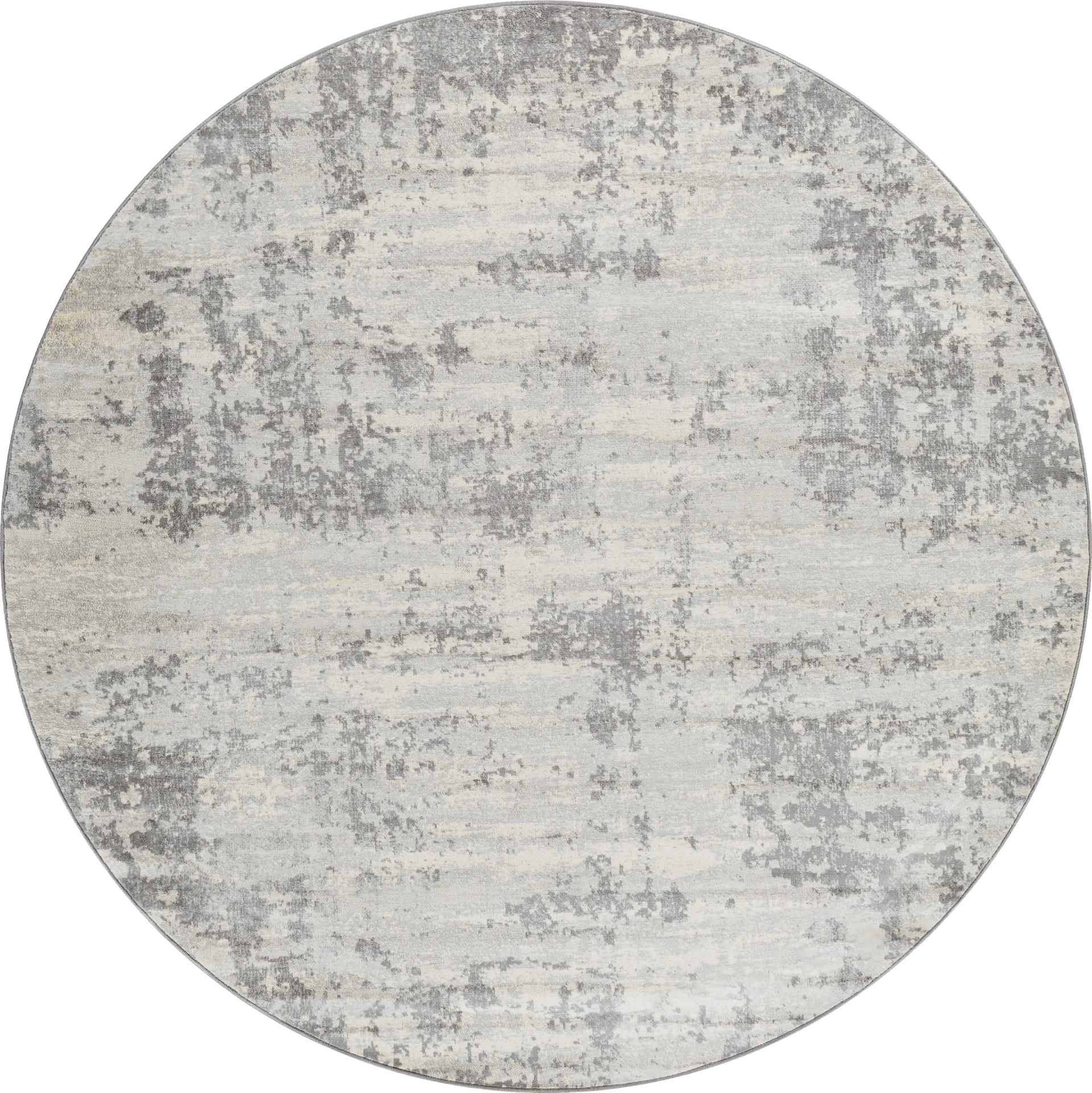 Tristram III Silver 7'10 Round Rug - Image 1