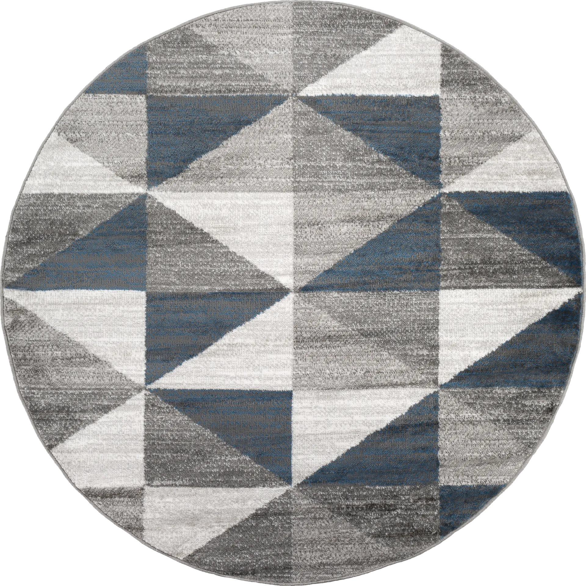 Transcom I Gray 5'3 Round Rug - Image 1