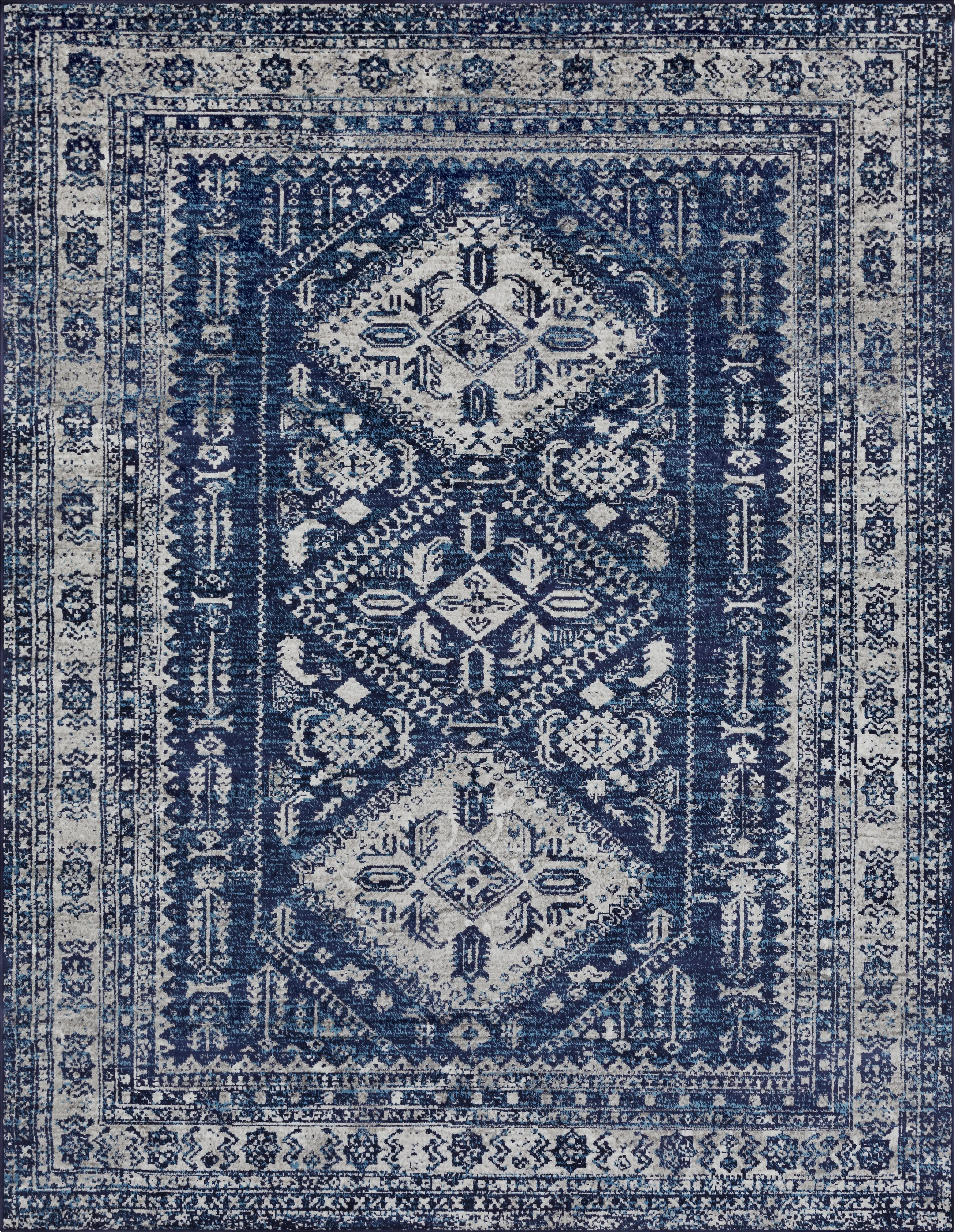 Transcom IV Navy 7'10 x 10'2 Rug - Thumbnail - Image 1