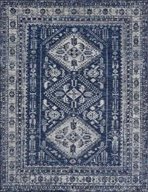 Transcom IV Navy 7'10 x 10'2 Rug